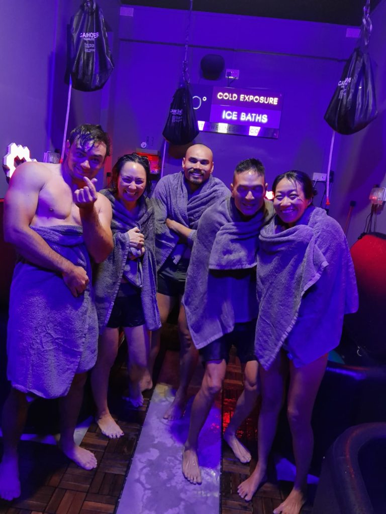 ice bath ice water chilly water cold water immersion in singapore