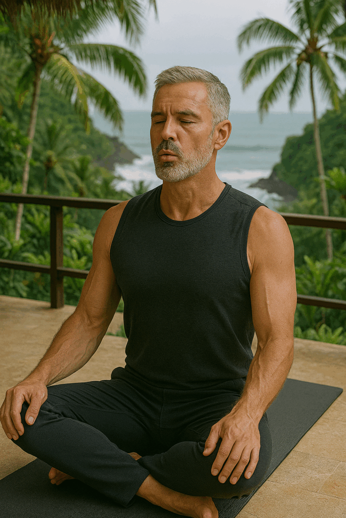 breathwork and meditation session for a sense of well being